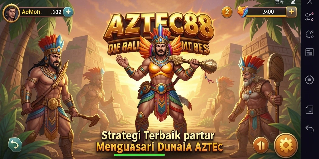 Gameplay menantang di AZTEC88 yang memukau dan strategis.