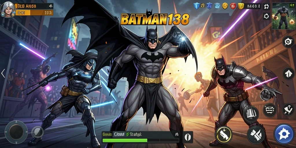 Tampilan aksi seru dalam gameplay olahraga BATMAN138.