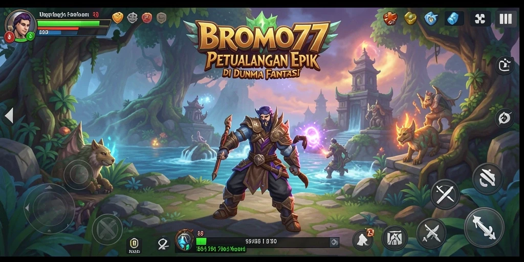 Tampilan gameplay RPG BROMO77 yang mendebarkan dan menakjubkan.