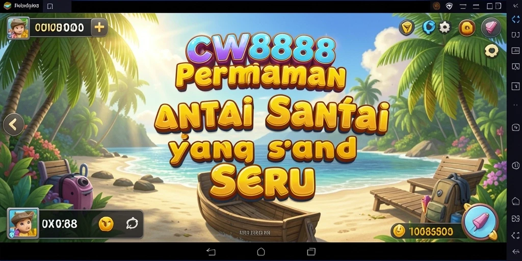 Screenshot CW8888 menampilkan gameplay santai yang menarik.
