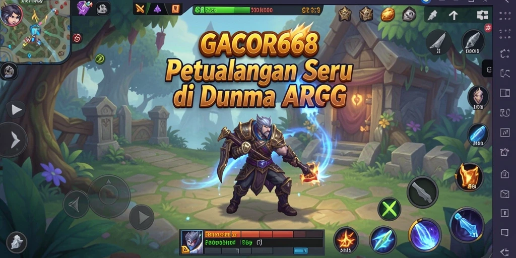 Tampilan menakjubkan dari GACOR668 saat beraksi di medan perang ARPG.