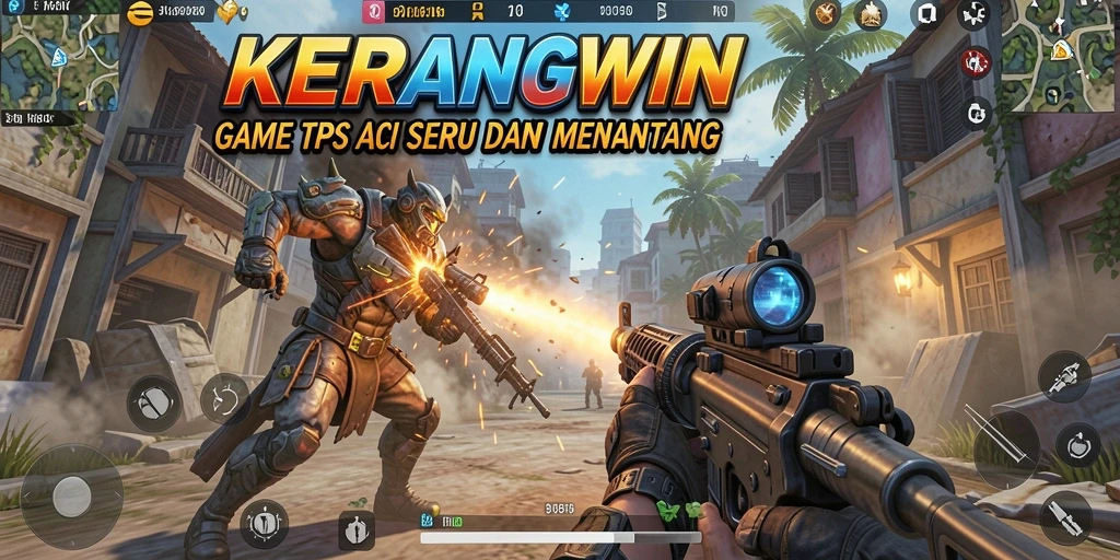 Tampilan seru dalam permainan KERANGWIN saat beraksi di medan pertempuran.