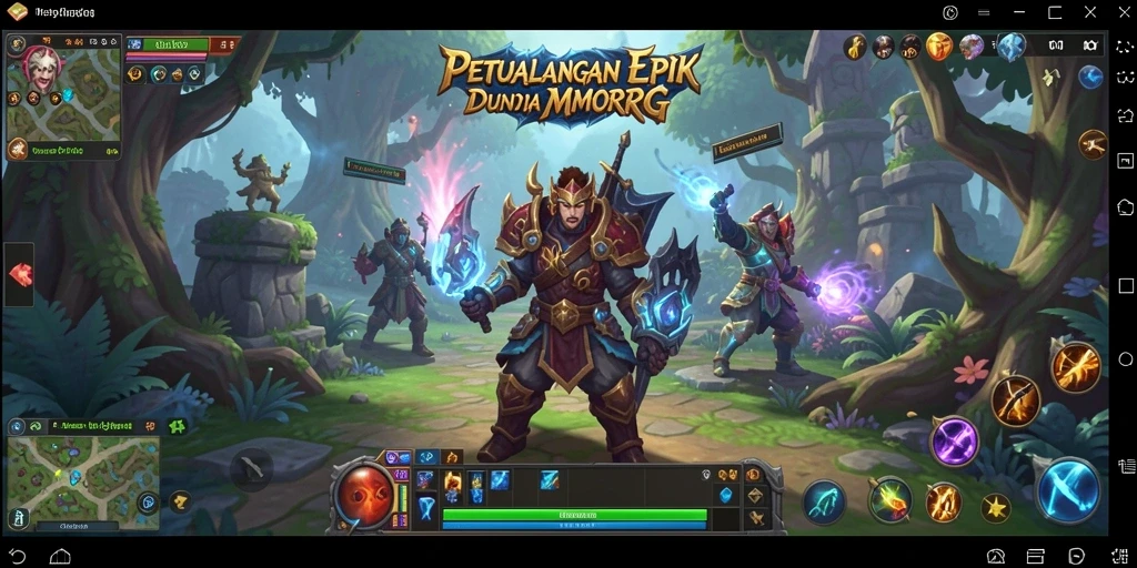 Gameplay MPO08 menampilkan pertempuran seru dan karakter unik dalam MMORPG.