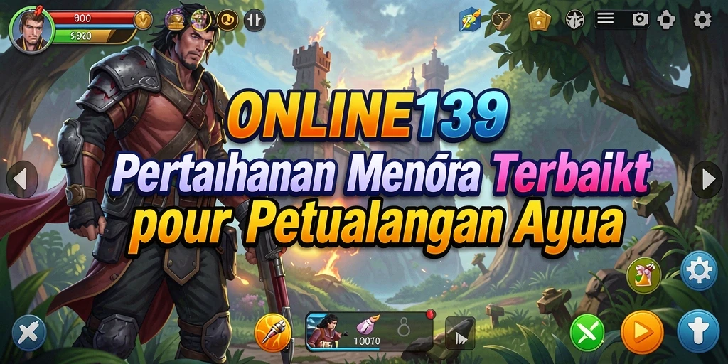 Screenshot gameplay <strong>ONLINE138</strong> menampilkan pertahanan menara yang strategis.