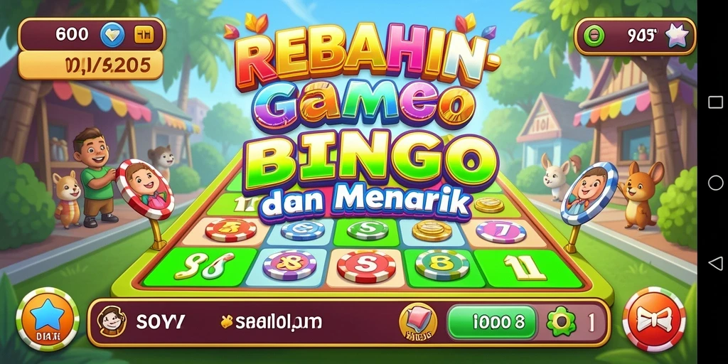 Tampilan gameplay Bingo yang seru dan interaktif.